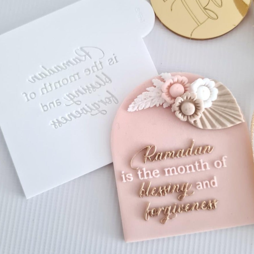 Ramadan Is The Month of Blessings Cookie Biscuit POPup Stamp
