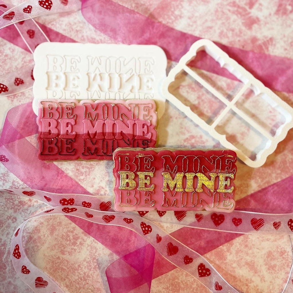Be Mine Cookie Biscuit POPup Stamp and Cutter