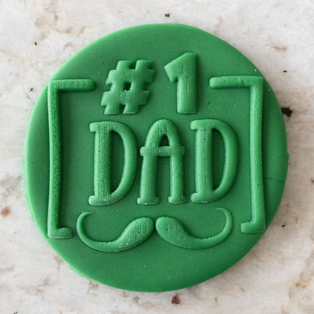 No 1 Dad POPup Embosser Stamp  Fathers Day