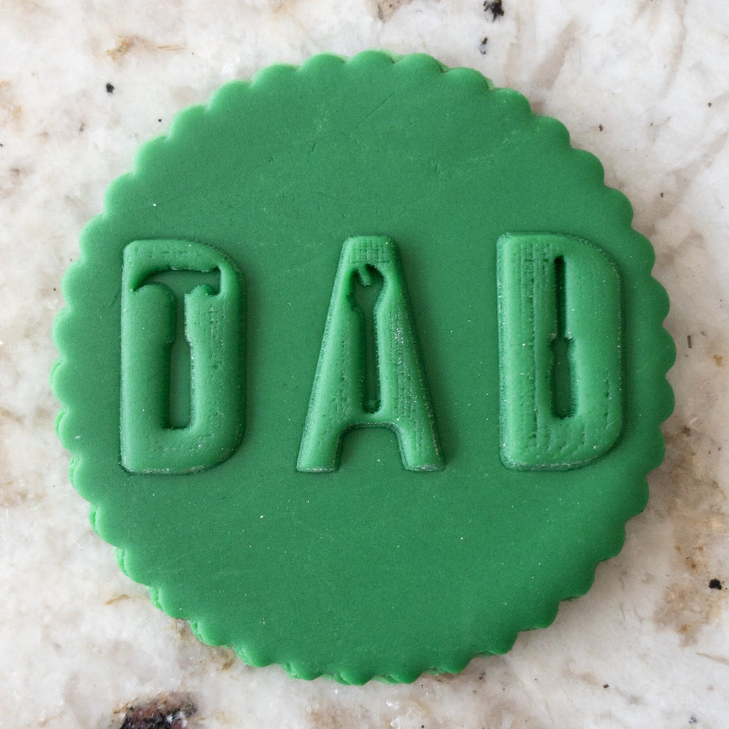 DAD Tool Are Better Cookie POPup Embosser Stamp  Fathers Day