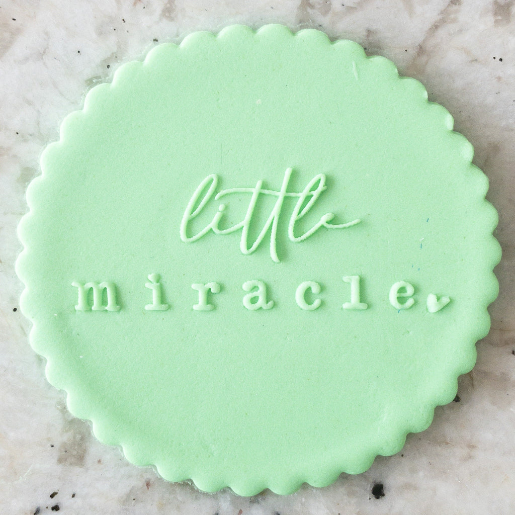 Little Miracle POPup Embosser Cookie Biscuit Stamp