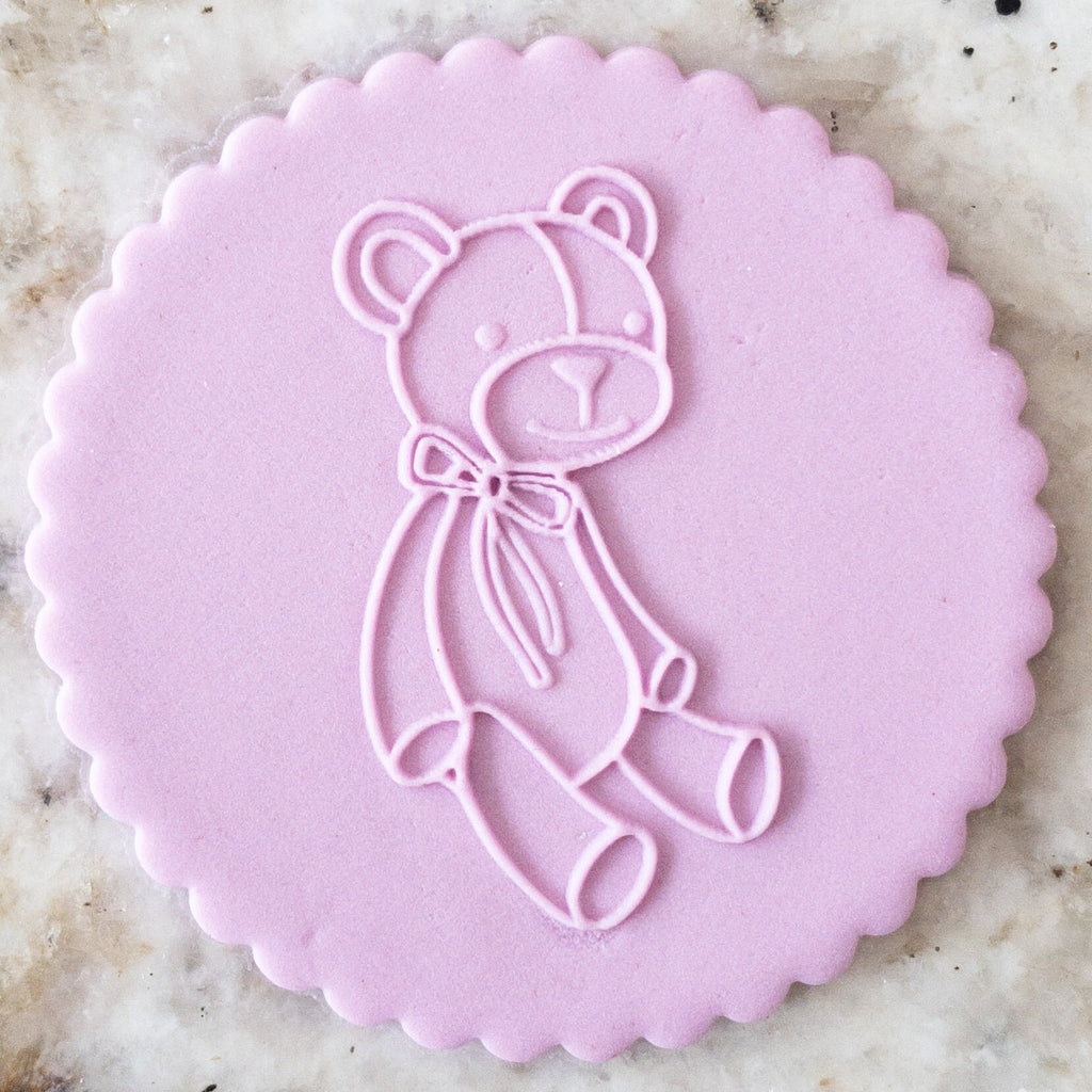 Cute Teddy Bear POPup Embosser Cookie Biscuit Stamp