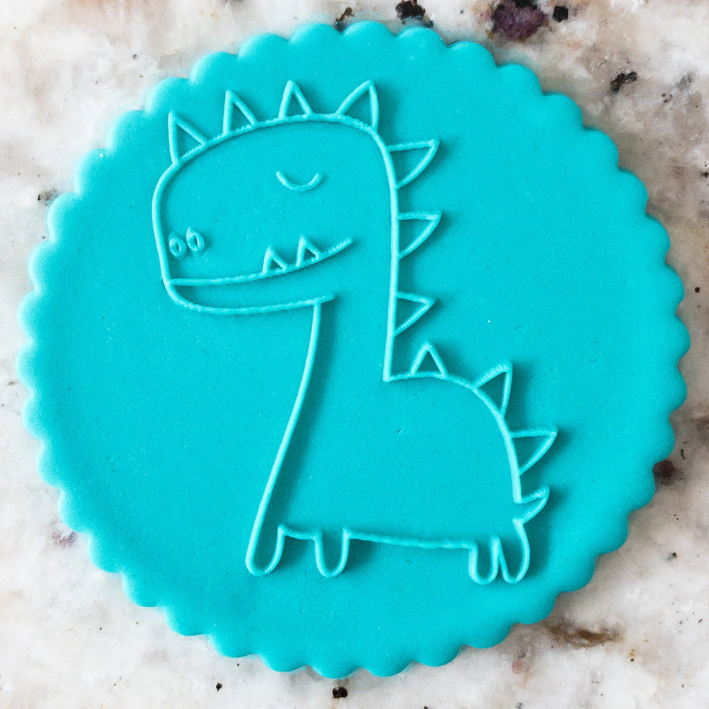 Cute Dinosaur 2 POPup Embosser Cookie Biscuit Stamp