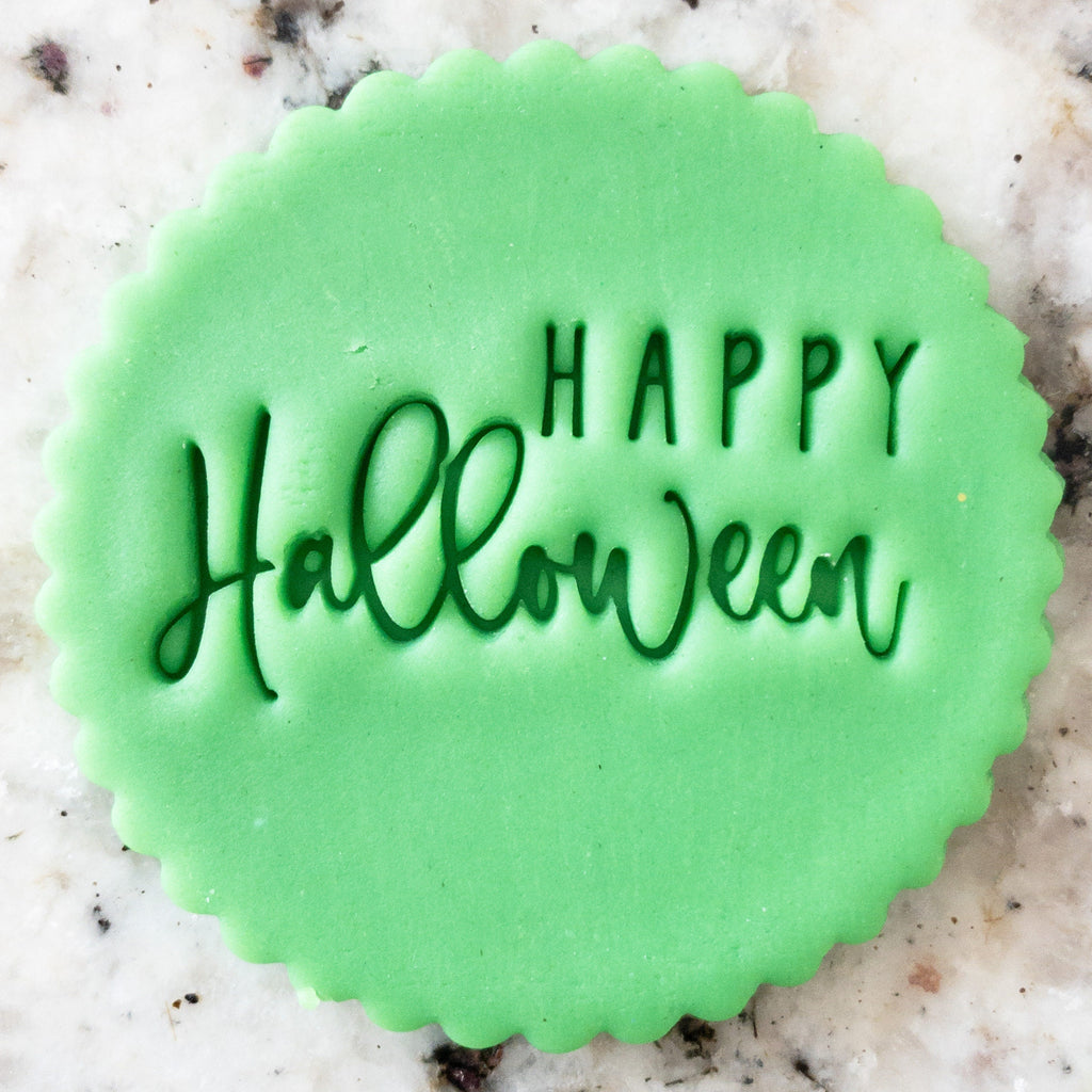 Happy Halloween Cookie Biscuit Stamp