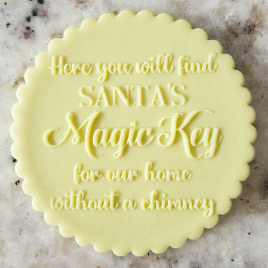 Magic Key POPup Embosser Cookie Biscuit Stamp    Christmas
