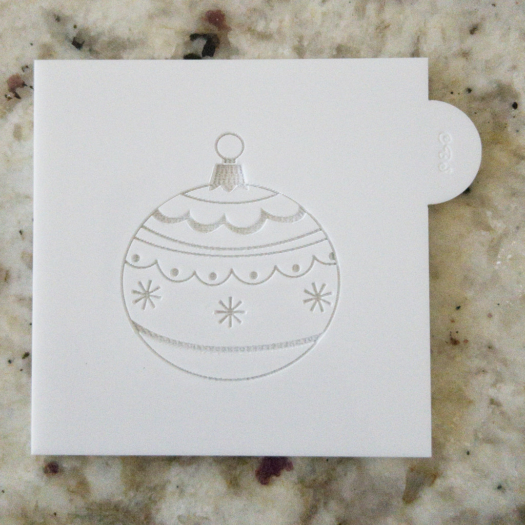 Round Decorative Bauble POPup Embosser Cookie Biscuit Stamp    Christmas