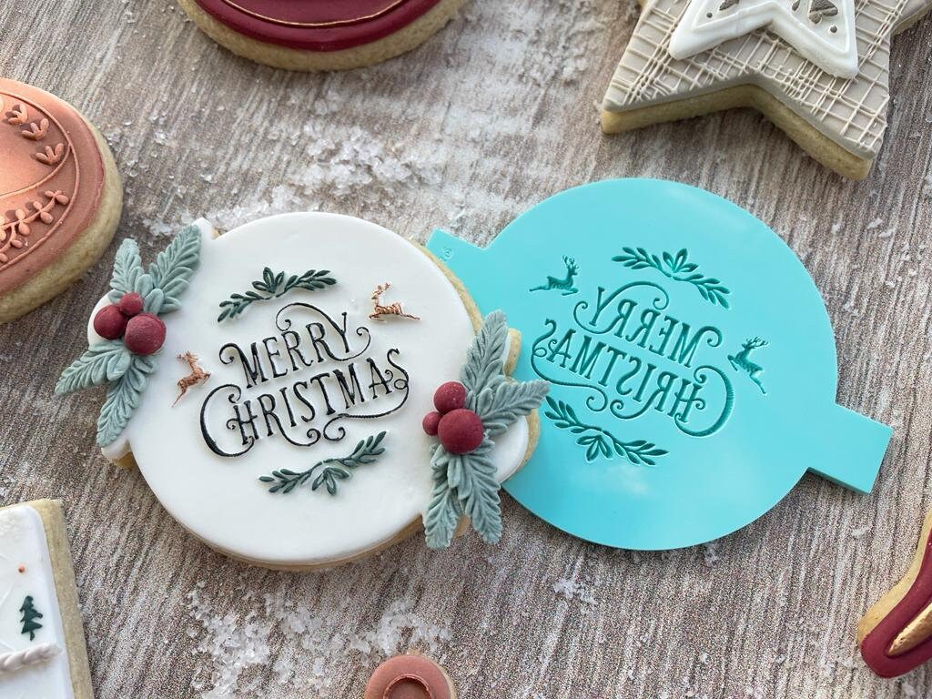 Merry Chrstmas Wordng Cooke Cutter | Cooke Stamp | Cooke Embosser Merry Chrstmas Wordng Cooke Cutter | Cooke Stamp | Cooke Embosser