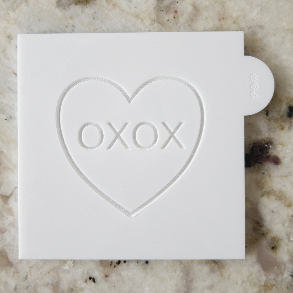 XOXO Love Heart POPup Embosser Cookie Biscuit Stamp    Valentines Day