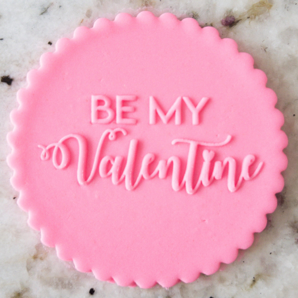 Be My Valentine 2 POPup Embosser Cookie Biscuit Stamp    Valentines Day