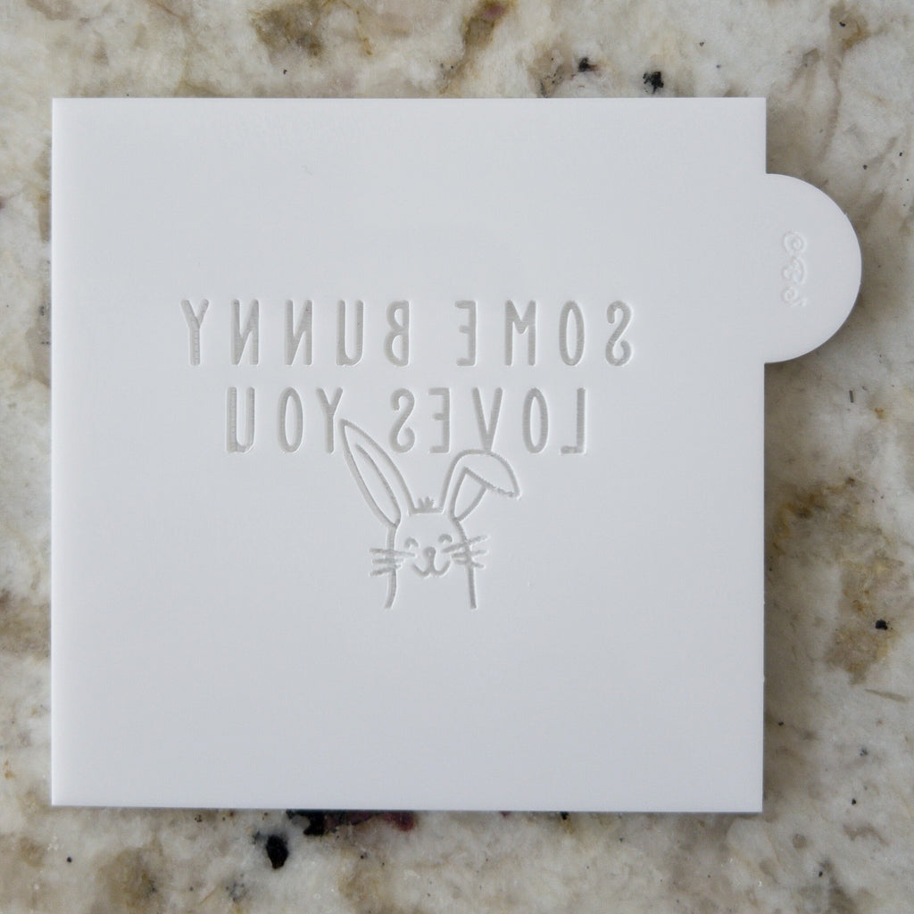 Some Bunny Loves You POPup Embosser Cookie Biscuit Stamp    Easter