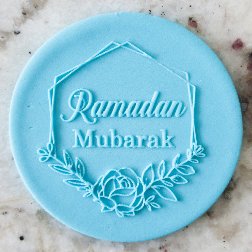 Ramadan Mubarak Frame 2 POPup Embosser Cookie Biscuit Stamp    Eid Islamic