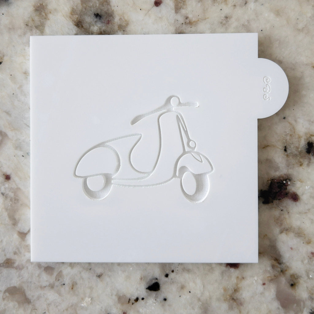 Moped POPup Embosser Cookie Biscuit Stamp    Fathers Day